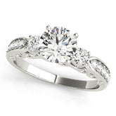 Engagement Rings 3 Stone Round - TN50620-E